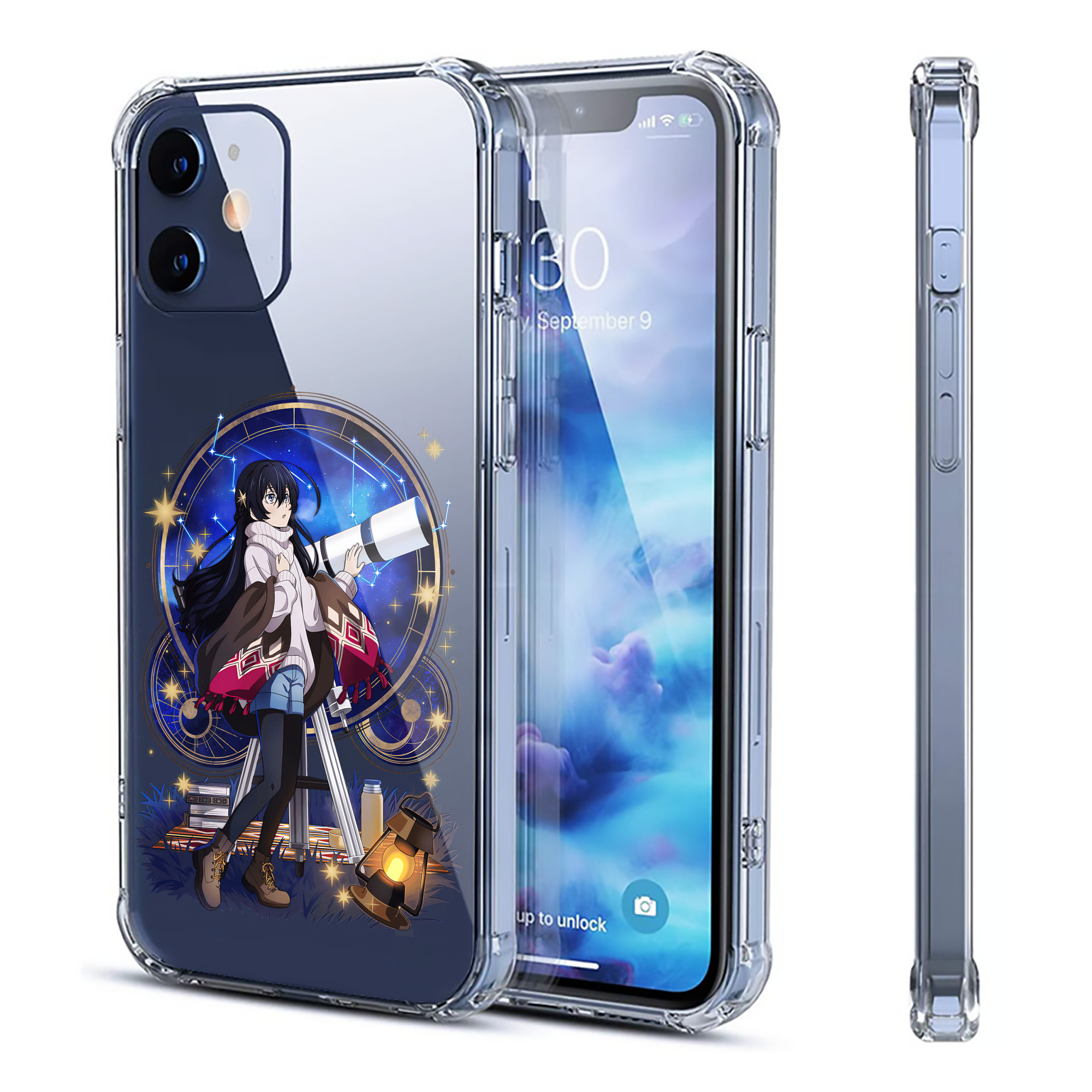 （画像用） 文豪ストレイドッグス Bungo Stray Dogs 【iPhone 12シリーズ対応】透明スマホケース（クリアソフトケース）